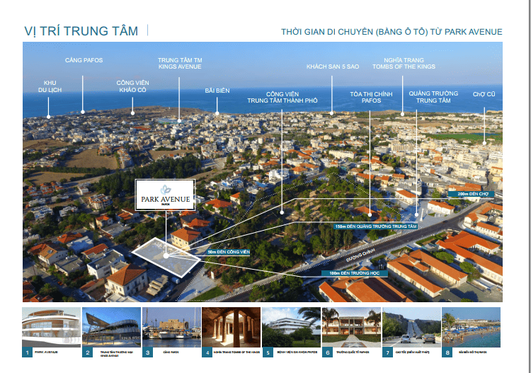 [Thẻ xanh Síp] PARK AVENUE PAFOS - Căn hộ hướng biển trong trung tâm thành phố