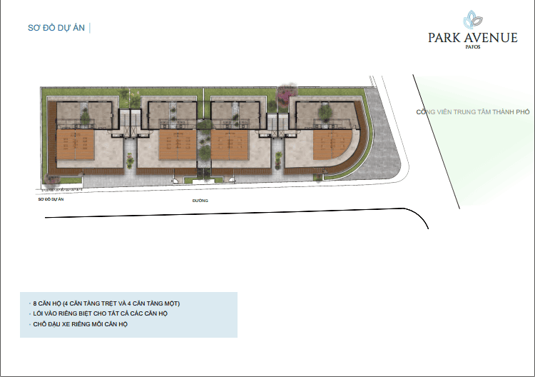 [Thẻ xanh Síp] PARK AVENUE PAFOS - Căn hộ hướng biển trong trung tâm thành phố